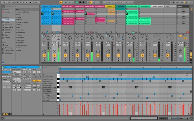 Opening bass station on mac ableton 4